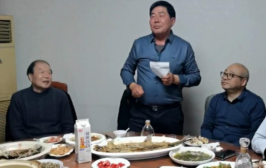 球盟会建材板块环保质量总监王金来同志60岁答谢宴开席